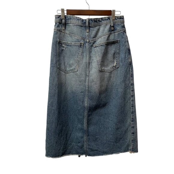 NWOT Free People Mambo Denim Midi Skirt Size 27 - Picture 5 of 16